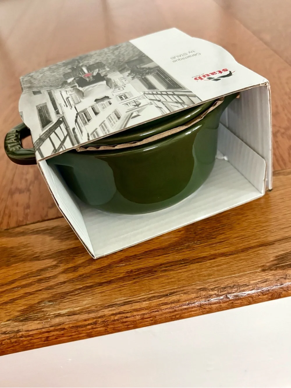 Staub mini round cocotte 10cm basil green